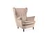 Křeslo - ušák LORD VELVET béžová BLUVEL - 28