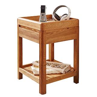 Květinový stolek GIALO z masivu menší