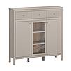LEO komoda 2d1w3s taupe