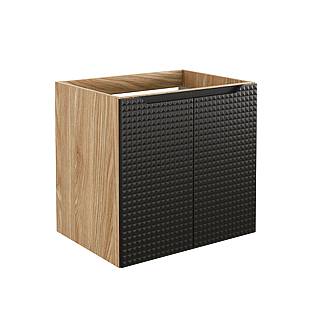 LUXOR BLACK 82-60-2D Skříňka pod umyvadlo