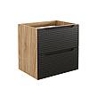 LUXOR BLACK 82-60-2S Skříňka pod umyvadlo