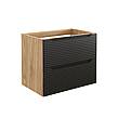 LUXOR BLACK 82-70-2S Skříňka pod umyvadlo