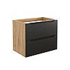 LUXOR BLACK 82-70-2S Skříňka pod umyvadlo