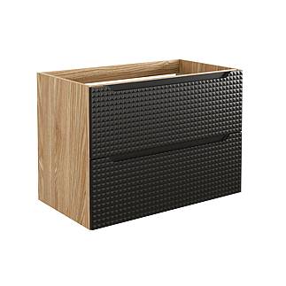 LUXOR BLACK 82-80-2S Skříňka pod umyvadlo