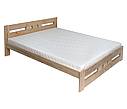 Manželská postel z masivu 84 - 160 cm, Dub