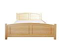 Manželská postel z masivu 94 - 160 cm, Dub