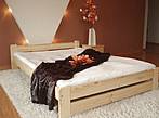Manželská postel z masivu Anetka - 160 x 200 cm