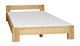 Manželská postel z masivu DEL SOL 180 x 200 cm - bílá