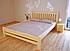 Manželská postel z masivu KIKA - 140 cm