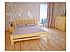 Manželská postel z masivu KIKA - 140cm