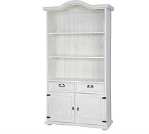 Masivní knihovna Classic Wood WHITE REG106