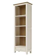 Masivní knihovna LEVANDE AIR REG1P krémová