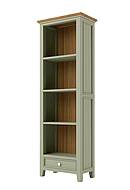 Masivní knihovna LEVANDE REG1P olivová