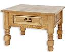 Masivní konferenční stolek Classic Wood MES08A nohy zdobené