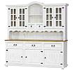 Masivní kredenc Classic Wood White VIT102