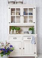 Masivní kredenc Classic Wood WHITE VIT105