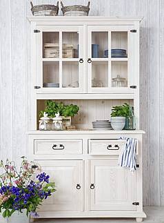 Masivní kredenc Classic Wood WHITE VIT105