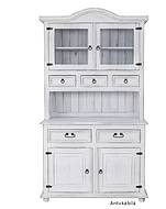 Masivní kredenc Classic Wood WHITE VIT111
