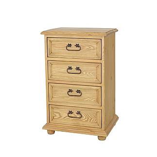 Masivní malá komoda Classic Wood Slim COM110