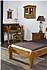 Masivní manželská postel MEXICANA ACC1 140 x 200 cm - vosk