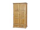 Masivní šatní skříň Classic Wood Slim SZY101/C  policová