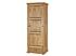 Masivní šatní skříň Classic Wood Slim SZY102/A  se šatní tyči