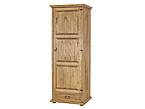 Masivní šatní skříň Classic Wood Slim SZY102/A  se šatní tyči