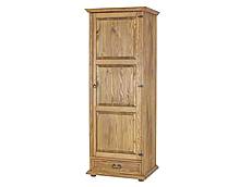 Masivní šatní skříň Classic Wood Slim SZY102/B  policová