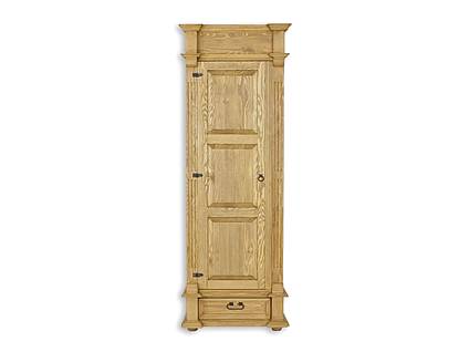 Masivní šatní skříň Classic Wood SZY05/A se šatní tyči