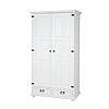 Masivní skříň Classic Wood WHITE SZY101/A
