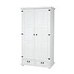 Masivní skříň Classic Wood WHITE SZY101/A