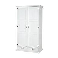 Masivní skříň Classic Wood WHITE SZY101/A