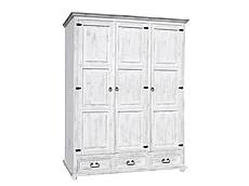 Masivní skříň Classic Wood WHITE SZY103/1