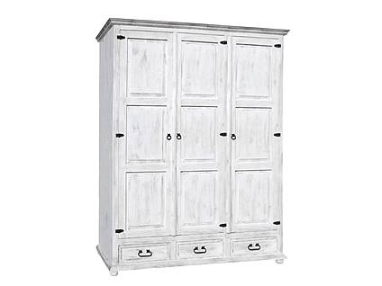 Masivní skříň Classic Wood WHITE SZY103/1