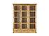 Masivní vitrína Classic Wood VIT108/2 oddělená