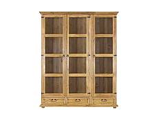 Masivní vitrína Classic Wood VIT108/2 oddělená