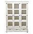 Masivní vitrína Classic Wood WHITE VIT108/1 v celku