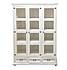 Masivní vitrína Classic Wood WHITE VIT108/2 oddělená