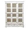 Masivní vitrína Classic Wood WHITE VIT108/2 oddělená