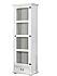 Masivní vitrína Classic Wood WHITE VIT116