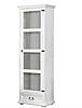 Masivní vitrína Classic Wood WHITE VIT116
