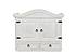 Masivní závěsná skříňka Classic Wood WHITE COS08