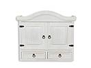 Masivní závěsná skříňka Classic Wood WHITE COS08