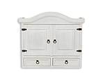 Masivní závěsná skříňka Classic Wood WHITE COS08
