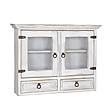 Masivní závěsná skříňka Classic Wood WHITE COS09