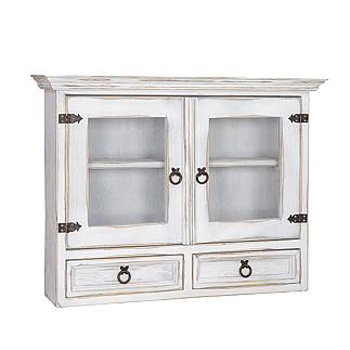 Masivní závěsná skříňka Classic Wood WHITE COS09