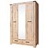 MORITZ skříň se zrcadlem 3d2s - dub wotan