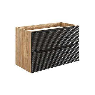 OCEAN BLACK 82-90-2S Skříňka pod umyvadlo