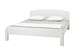 Postel BERGHEN s nízkým čelem, šířka 120 cm - bílá