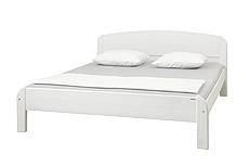 Postel BERGHEN s nízkým čelem, šířka 120 cm - bílá
